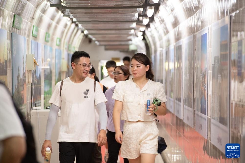 南京人防工程纳凉点向公众开放