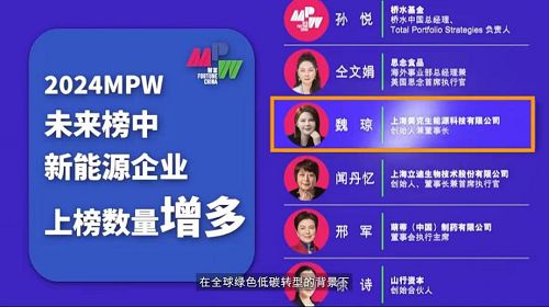 美克生能源董事长魏琼荣登2024年《财富》中国最具影响力的商界女性榜单(图2) 美克生能源董事长魏琼荣登2024年《财富》中国最具影响力的商界女性榜单(图2)